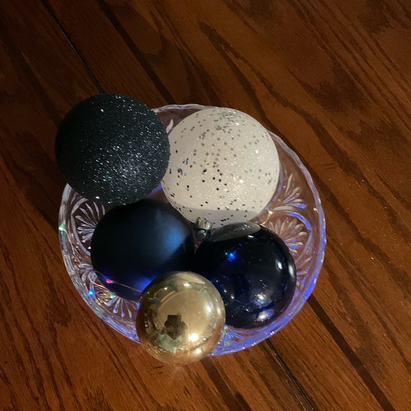 Vintage crystal 8” bowl with beveled edges - Picture 5 of 7